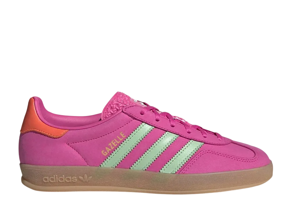 adidas Gazelle Indoor "Semi Lucid Fuchsia/Semi Green Spark/Signal Coral"