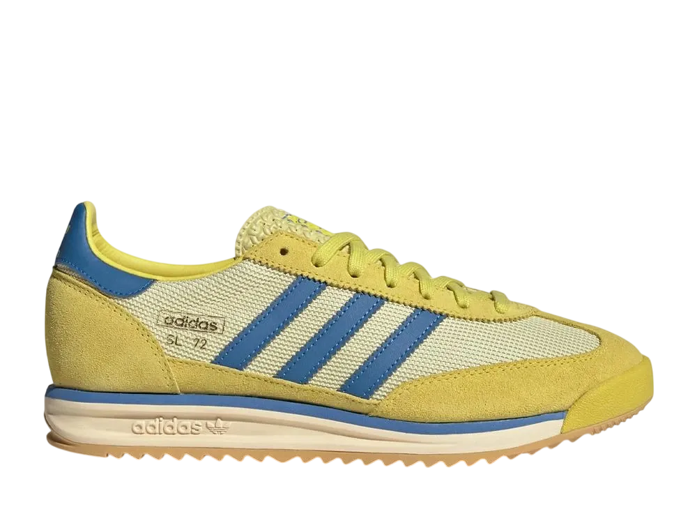 adidas SL72 RS "Pure Sulfur/Focus Blue/Powder Yellow"