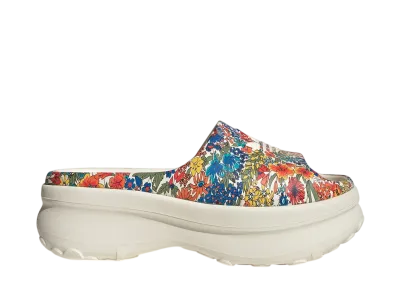 リバティ ロンドン × アディダスオリジナルス ウィメンズ アディフォーム スタン スライド "オフホワイト"