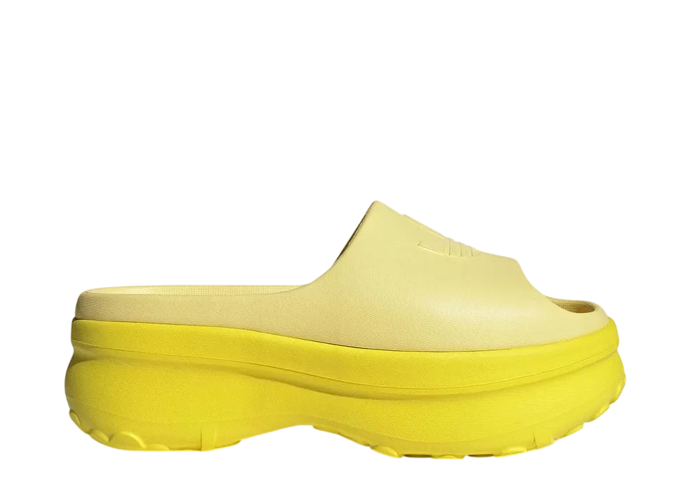 アディダスオリジナルス ウィメンズ アディフォーム スタン スライド "パウダーイエロー/ピュアサルファー"