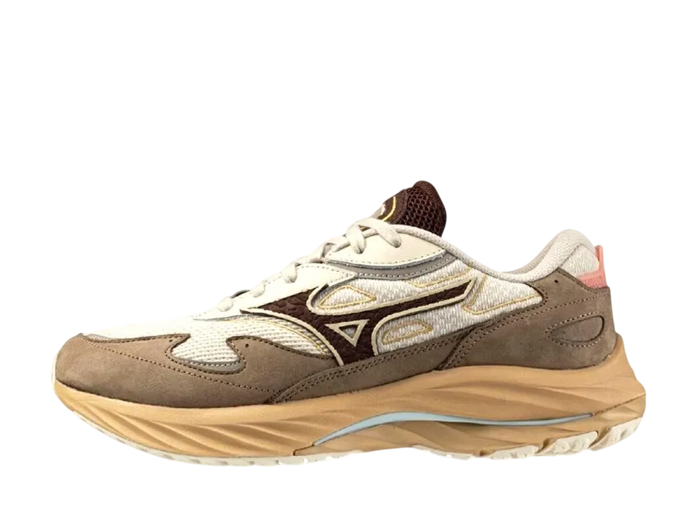 ミズノ ウェーブ ライダー ベータ "ライトベージュ/ブラン/グレージュ"