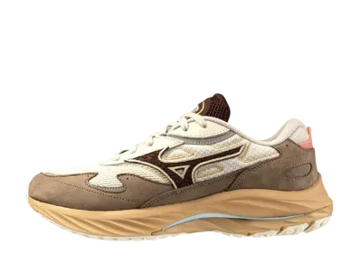 ミズノ ウェーブ ライダー ベータ "ライトベージュ/ブラン/グレージュ"