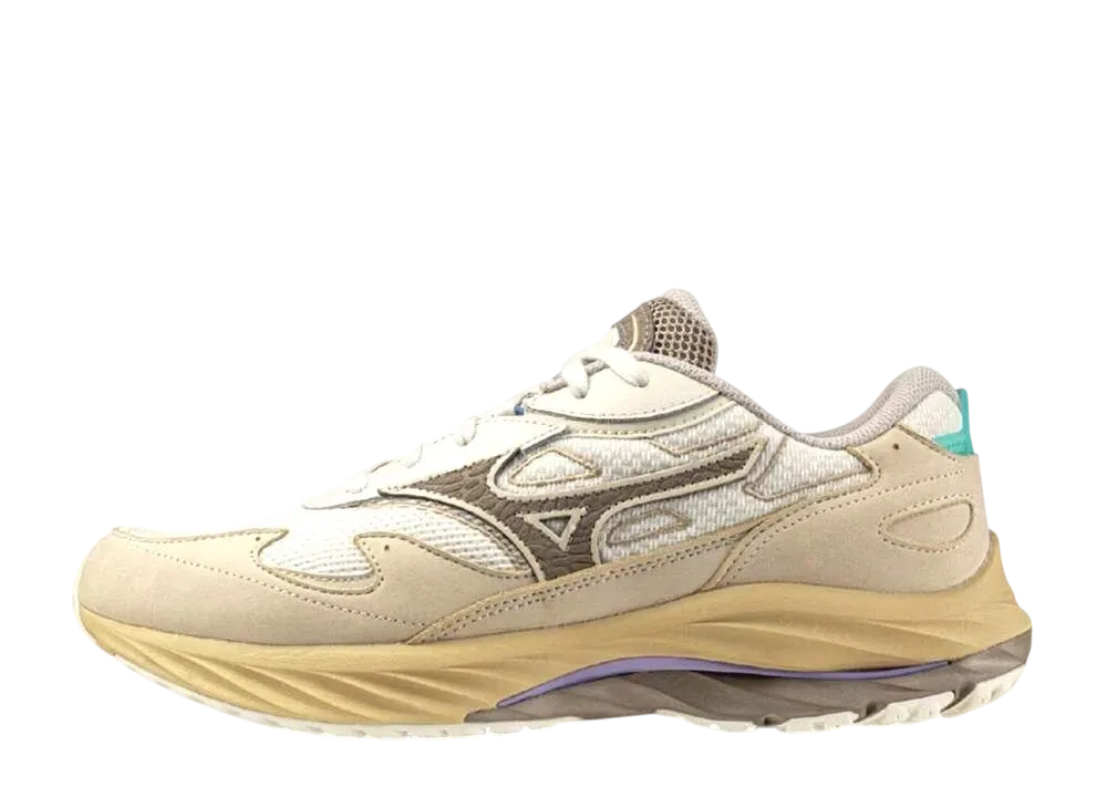 ミズノ ウェーブ ライダー ベータ "オフホワイト/グレージュ/ベージュ"
