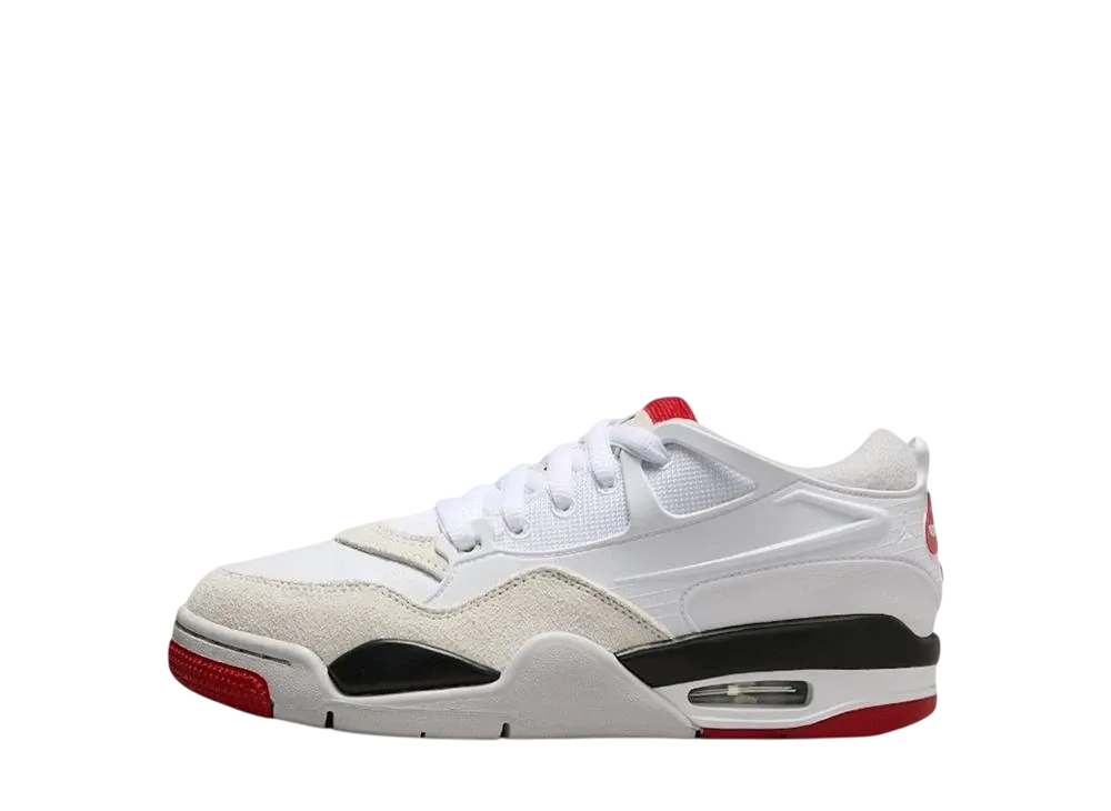 Nike GS Air Jordan 4 RM "White/Black/Neutral Grey/Varsity Red"