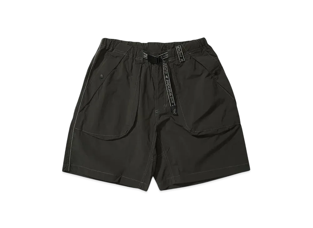 GRAMICCI x and wander brushed nylon short"CHARCOAL"