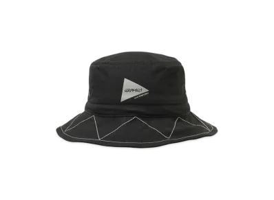 GRAMICCI x and wander zigzag stitch hat"BLACK"