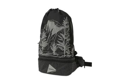 GRAMICCI x and wander 2way ripstop bag"BLACK"