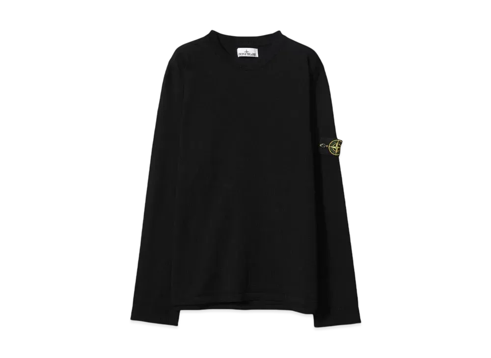 STONE ISLAND CREW NECK"BLACK"