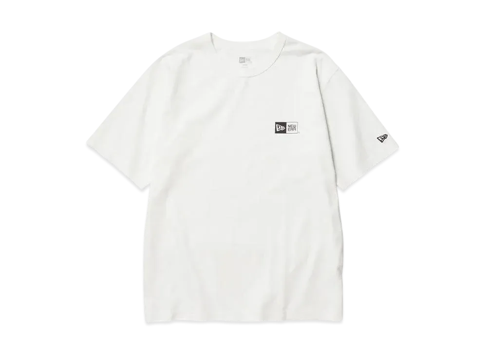NEW ERA New Era Outdoor Short Sleeve Washed Cotton T-shirt Box Logo "Off White"