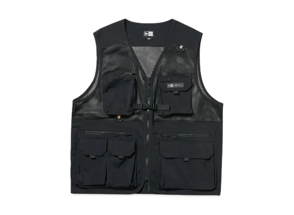 NEW ERA New Era Outdoor Field Multi-Pocket Fishing Vest Angler Collection Cordura "Black"