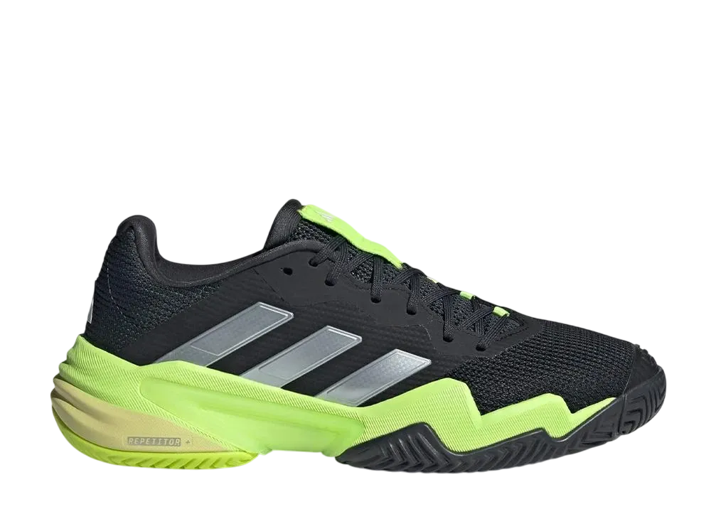 アディダス バリケード13 テニス "コアブラック/ゼロメタリック/ルシッドレモン"