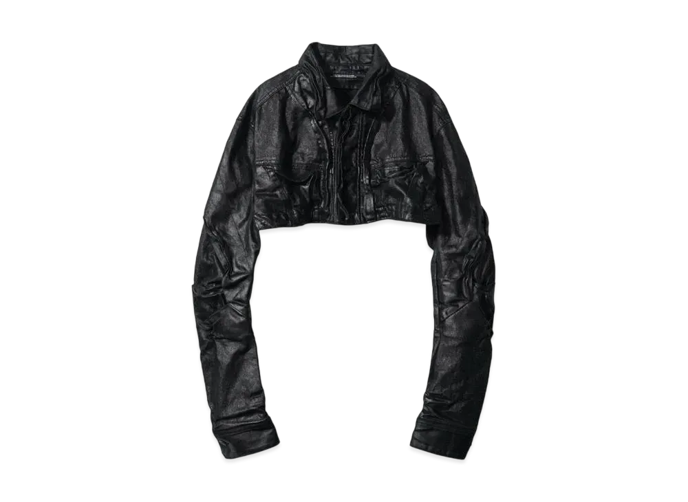 JULIUS 10oz COATED DENIM"BLACK"