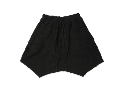 JULIUS COTTON DAMAGE JACQUARD"BLACK"