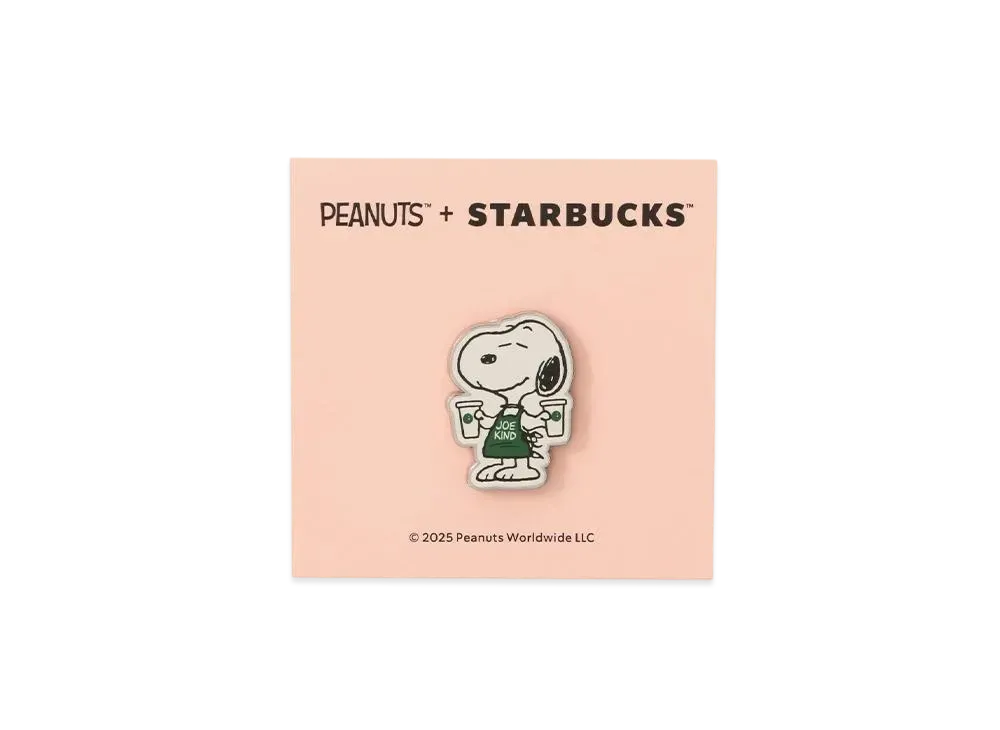 STARBUCKS x PEANUTS Pin Badge "Pink"