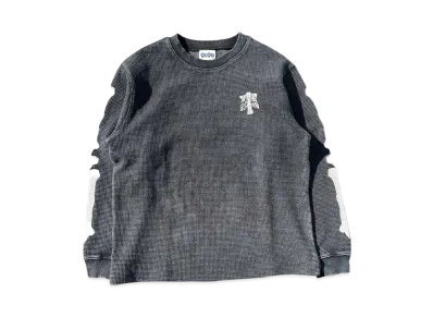 9090 Digital Bone Thermal L/S Tee"BLACK"