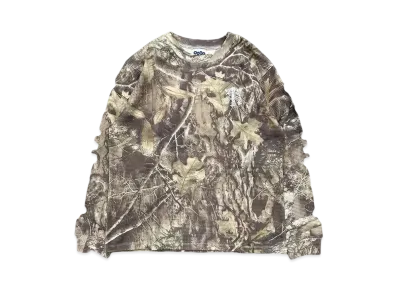9090 Digital Bone Thermal L/S Tee"REAL TREE"