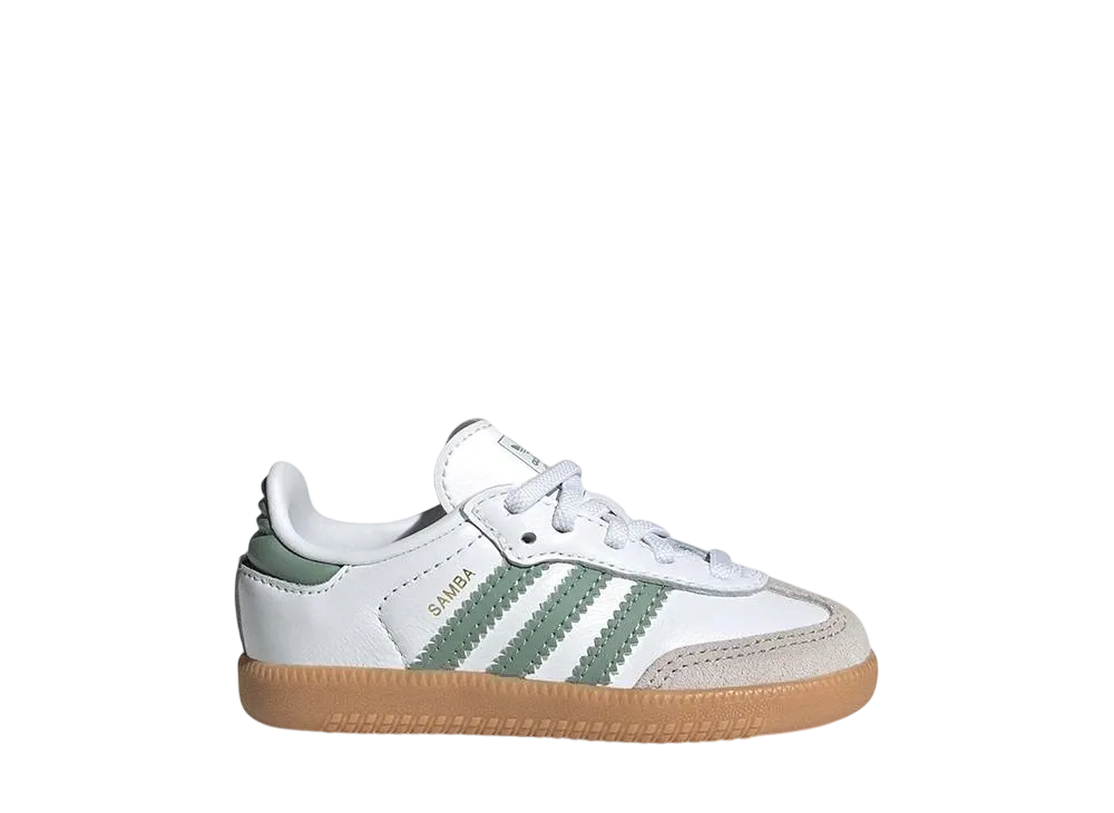adidas TD Samba OG "Cloud White/Silver Green/Gum"