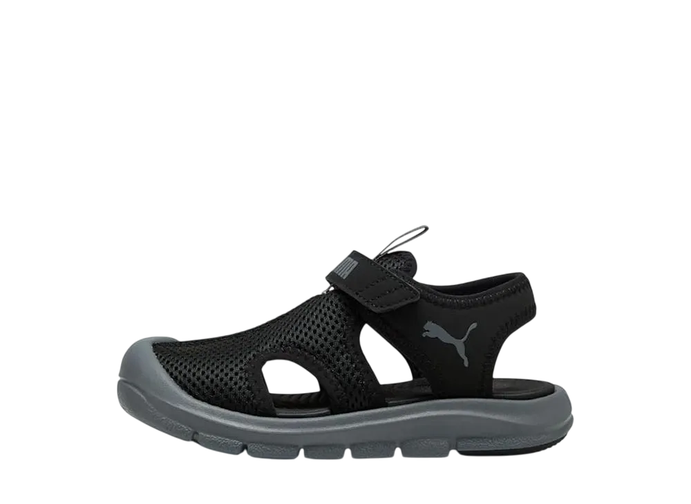 プーマ PS ファンレーサー メッシュ"プーマブラック/クールダークグレー" (キッズ)