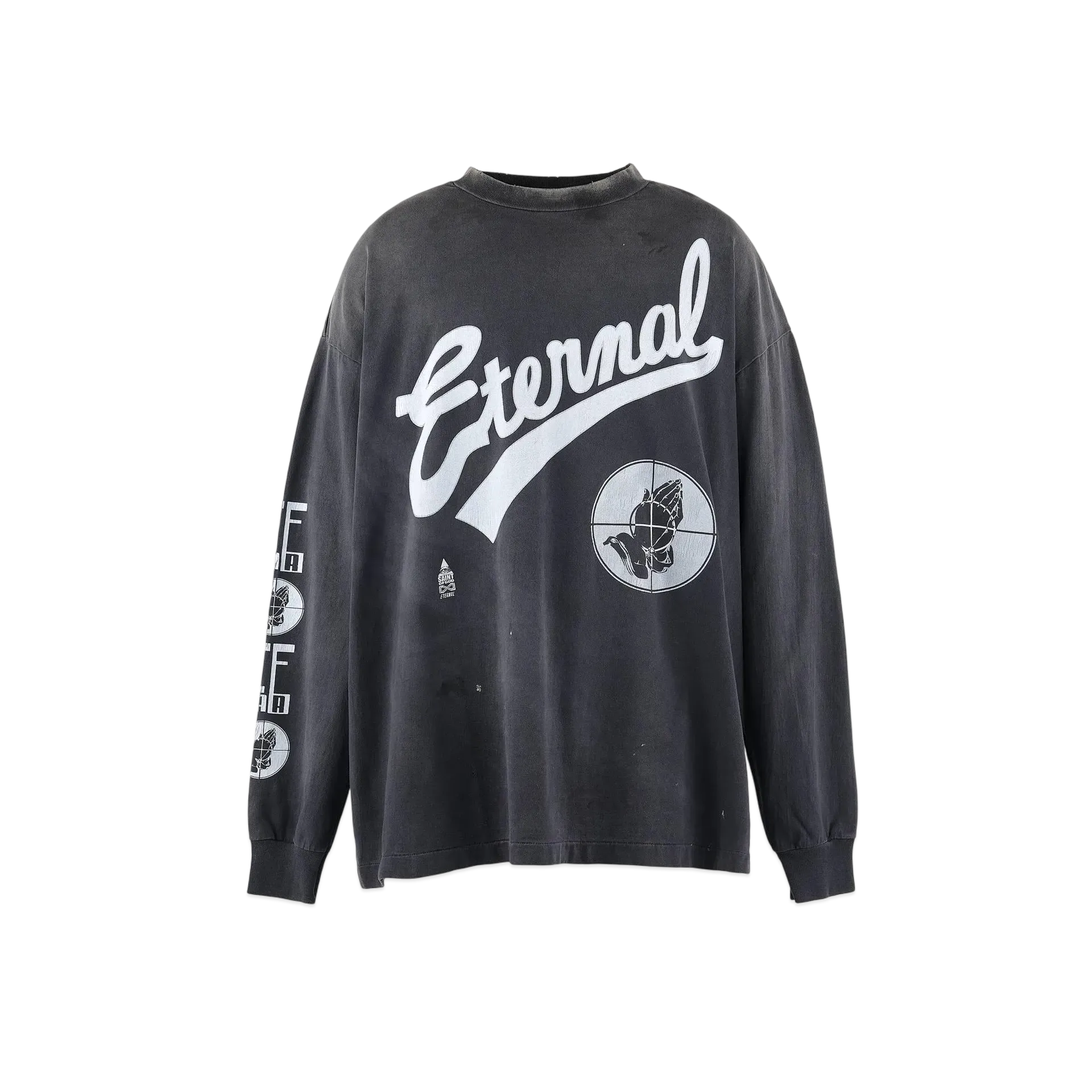 SAINT Mxxxxxx x FEAR OF GOD LS Tee "Black" SM-HR8-0000-C02