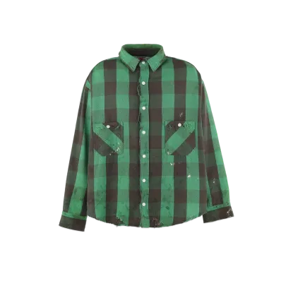 SAINT Mxxxxxx Flannel Shirt Check "Green"