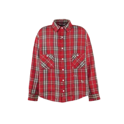 SAINT Mxxxxxx Flannel Shirt Check "Red"