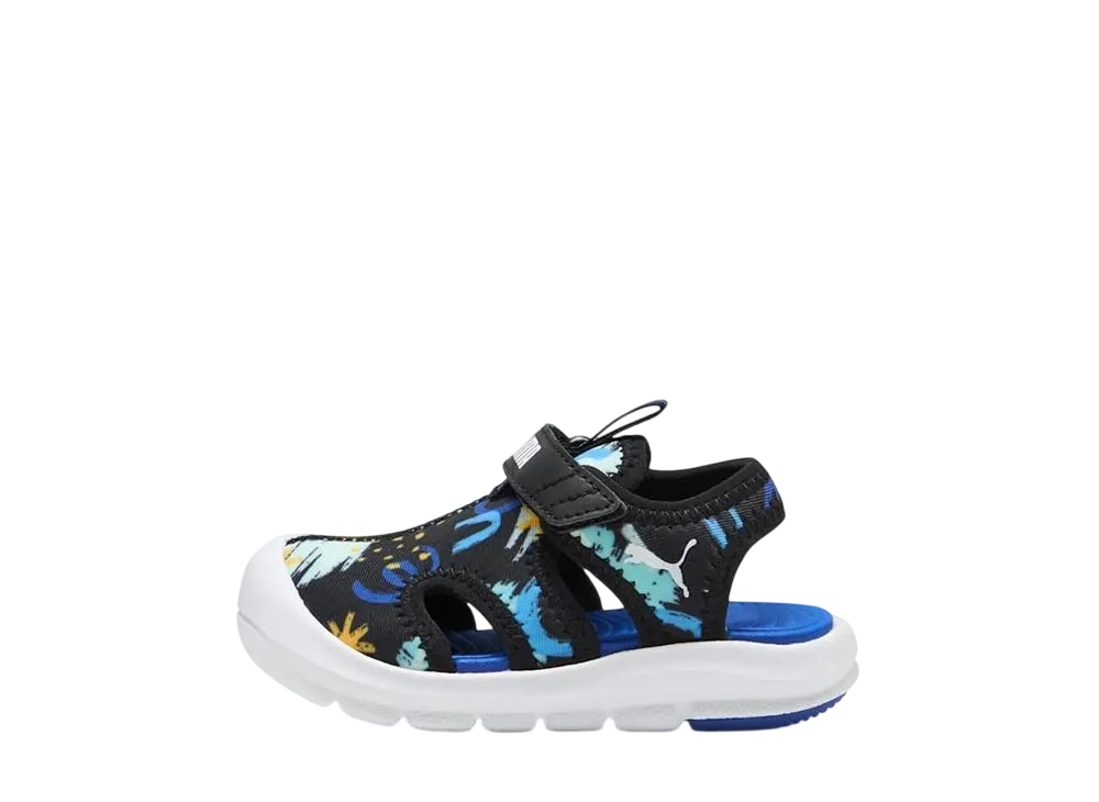 プーマ TD ファンレーサー AOP "プーマブラック/ビビットブルー" (キッズ)