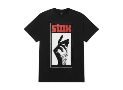 HUF x STAX RECORDS Snap Tee "Black"
