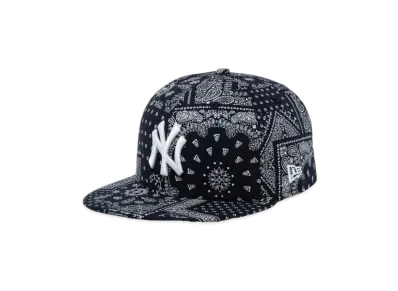 NEW ERA 59Fifty Floral Paisley New York Yankees "Black"