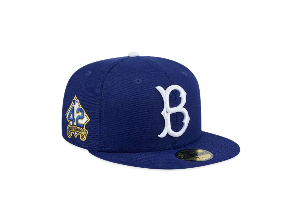 NEW ERA 59Fifty Jackie Robinson Day 2025 Brooklyn Dodgers "Blue"