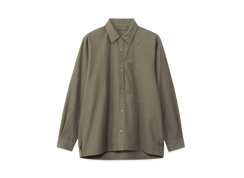 Goldwin Karami Woven Tapered Hike Shirt (Unisex) "Brown Khaki"