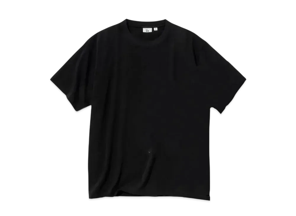 Uniqlo x Ron Herman AIRism Cotton Crew Neck T-Shirt "Black"