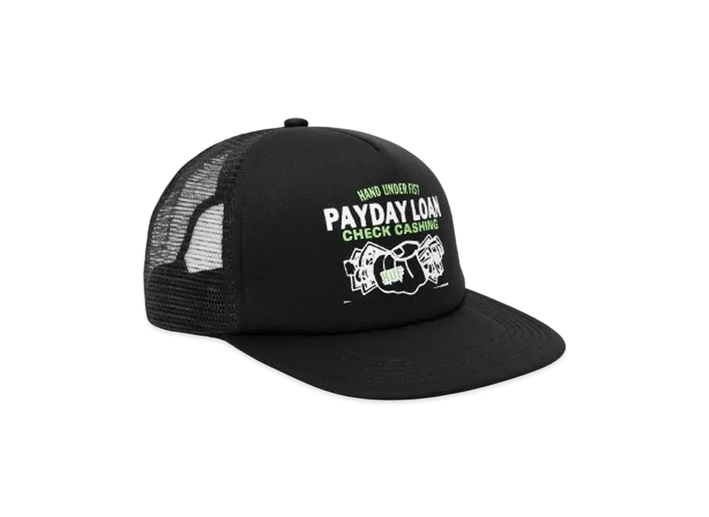 HUF Pay Day Trucker Hat "Black"