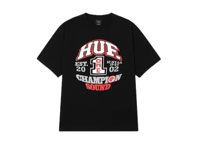 HUF Champion Sound Tee "Black"