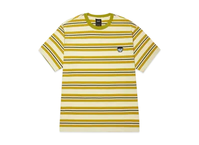 HUF Big Block Stripe Boxy Top "Pale Yellow"