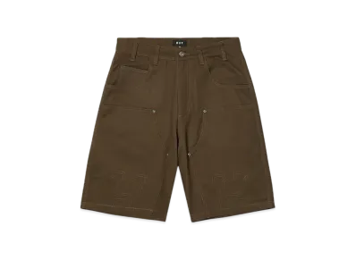 HUF Classic H Double Knee Work Short "Brown"