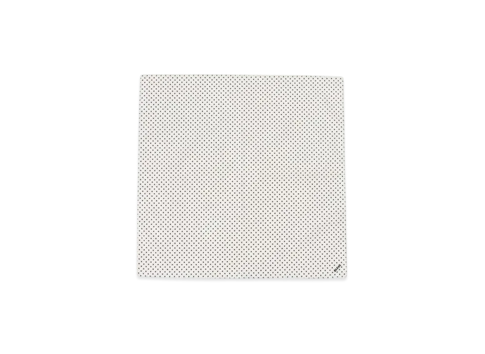 BEAMS Dot Handkerchief "White/Black"