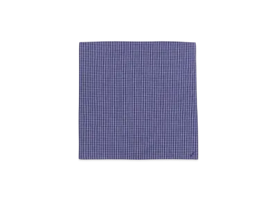 BEAMS Poplin Handkerchief "Navy"
