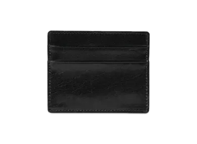 BEAMS Leather Card Case "Black"