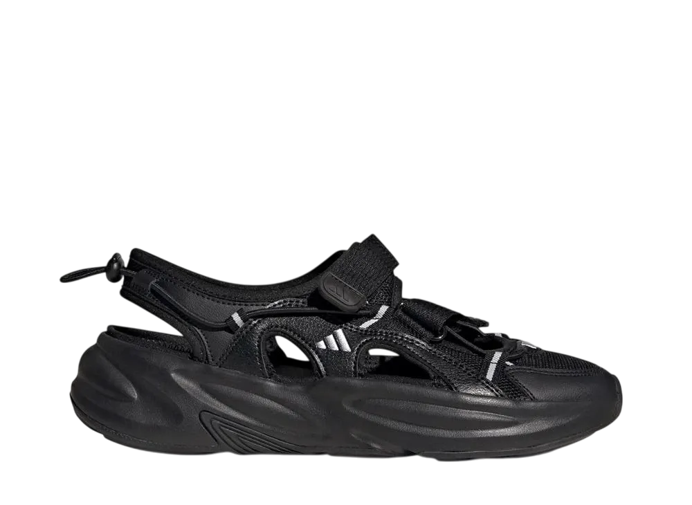 adidas Women's Ozwave Sandals "Core Black/Core Black/Silver Metallic"