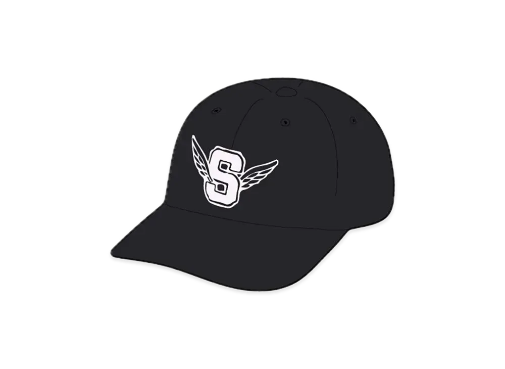 Supreme Wings Logo 6-Panel "Black"