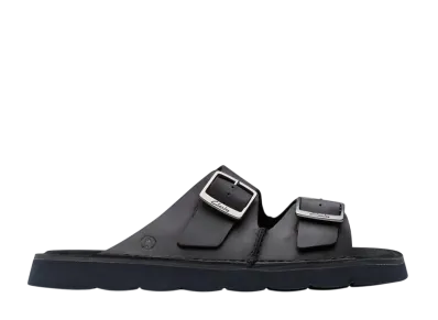 Clarks Solsbury Strap "Black Leather"