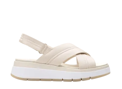 Clarks Women's Tuscan Cross "Cream Leather"