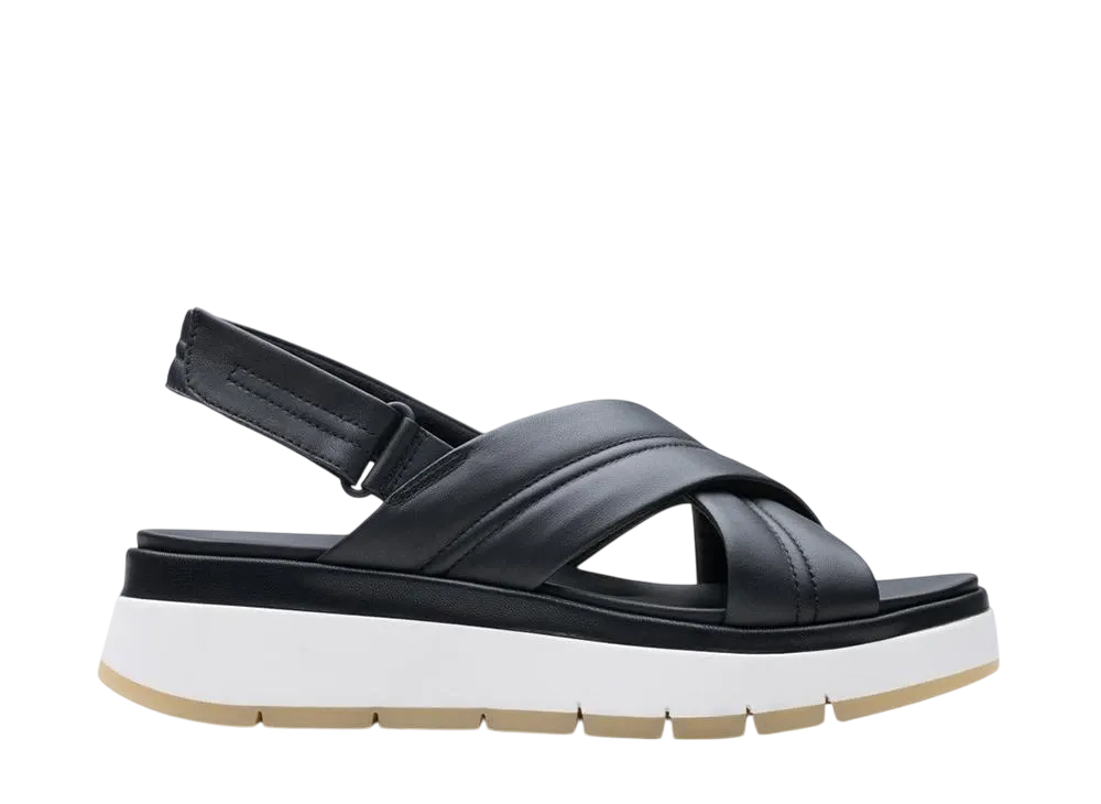 Clarks Women's Tuscan Cross "Black Leather"