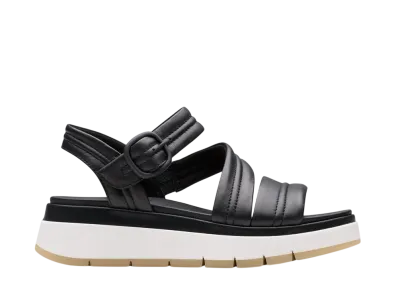 Clarks Women's Tuscan Strap "Black Leather"