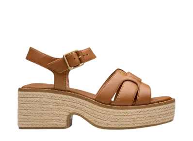 Clarks Women's Coledale Strap "Tan Leather"