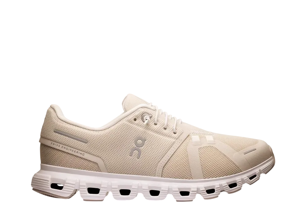 On Women's Cloud 6 "Pearl/White"