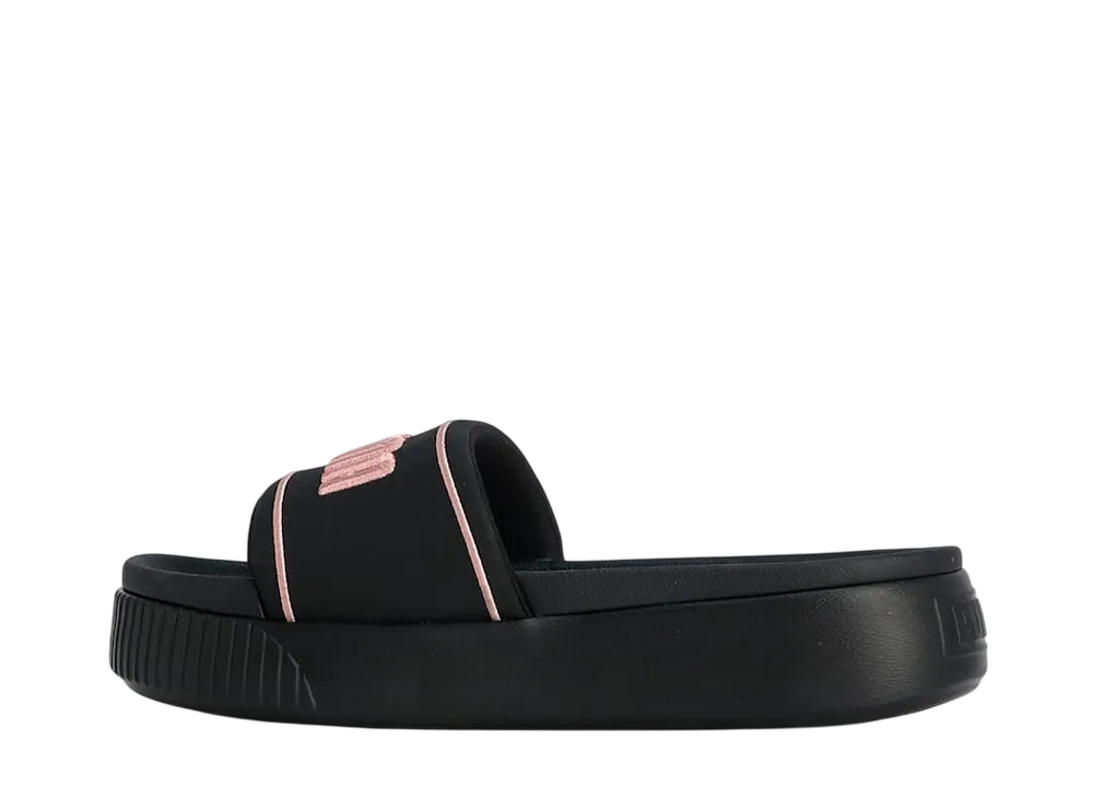 プーマ ウィメンズ プラットフォーム スライド MU サンダル "プーマブラック/ローズゴールド"