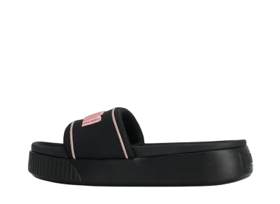 Puma Women's Platform Slide MU Sandal "Puma Black/Rose Gold"