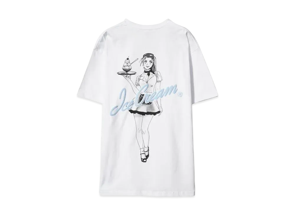 ICECREAM SERVER T-SHIRT"WHITE"