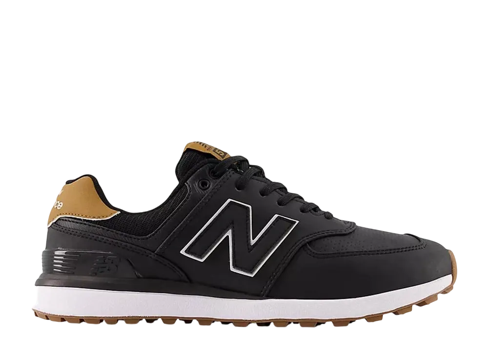 New Balance 574 Greens V2 Golf "Black/Gum"